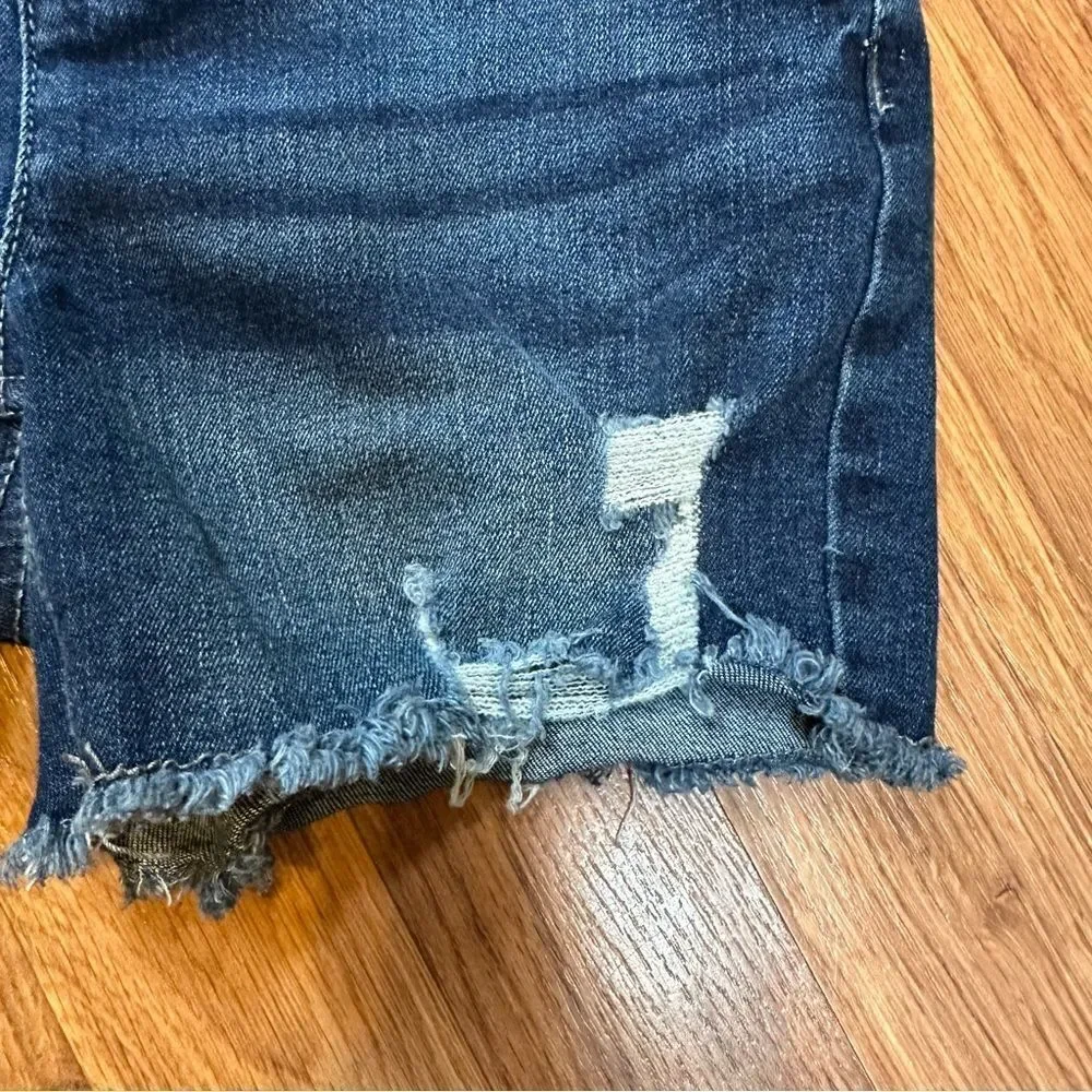 Justice Denim Jean Shorts Distressed Ripped | Girls Size 10
